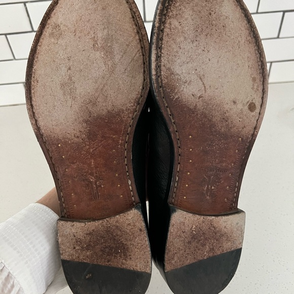 Frye Gutsy Penny 80048 Mens Black Leather Slip On Loafers Shoes - Picture 4 of 4